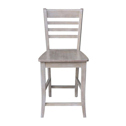 International Concepts - Cosmo Counter Height Stool - 24inSH in Washed Gray Taupe Finish - S09-3102 veiw 5