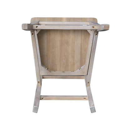 International Concepts - Cosmo Counter Height Stool - 24inSH in Washed Gray Taupe Finish - S09-3102 veiw 7