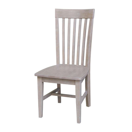 International Concepts - Cosmo Mission Chair - Washed Finish (Set of 2) in Washed Gray Taupe Finish (Set of 2) - C09-465P veiw 1