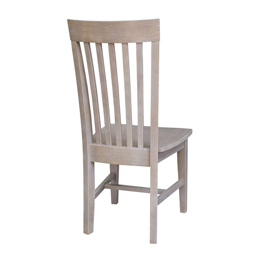 International Concepts - Cosmo Mission Chair - Washed Finish (Set of 2) in Washed Gray Taupe Finish (Set of 2) - C09-465P veiw 2