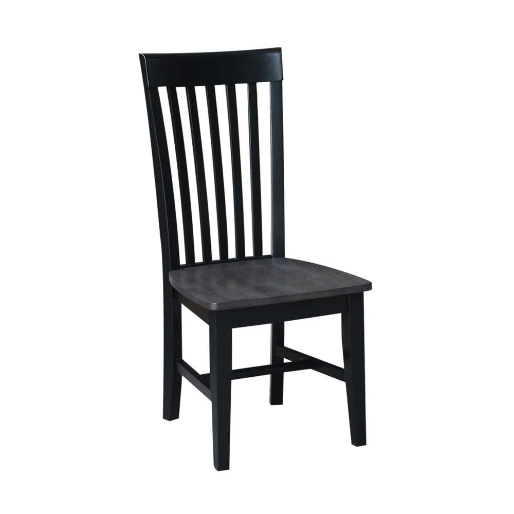 International Concepts - Cosmo Tall Mission Chair in Coal-Black/Washed Black Finish (Set of 2) - C75-465P veiw 1