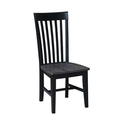 International Concepts - Cosmo Tall Mission Chair in Coal-Black/Washed Black Finish (Set of 2) - C75-465P veiw 1
