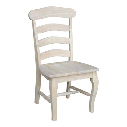 International Concepts - Country French Chair with Solid Seat (Set of 2) - C-219P veiw 1