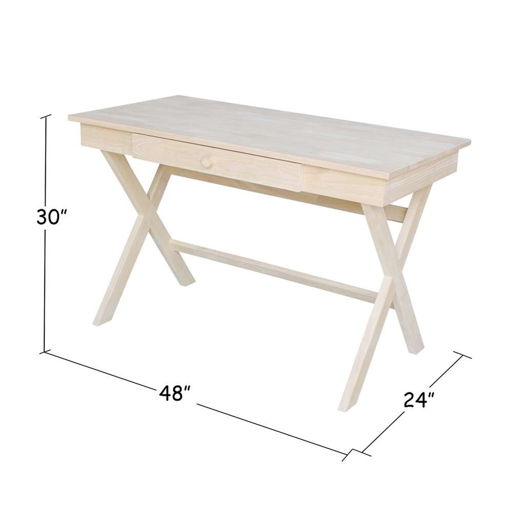International Concepts - Cross Leg Desk - OF-68 veiw 3