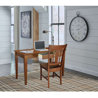 International Concepts - Desk with Drawer - Basic Size and Chair in Espresso Finish in Espresso Finish - K-581-41-10 veiw 3