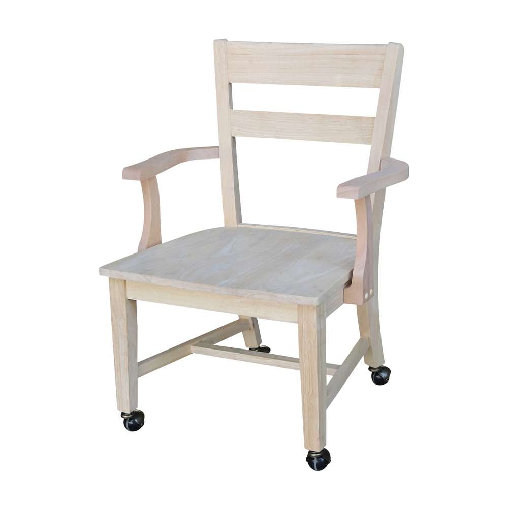 International Concepts - Dining Chair with Casters - C-226 veiw 1