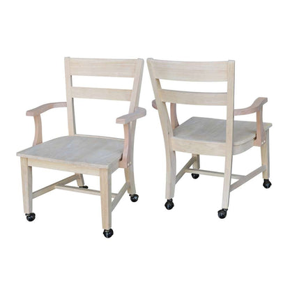 International Concepts - Dining Chair with Casters - C-226 veiw 4
