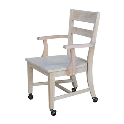 International Concepts - Dining Chair with Casters - C-226 veiw 6