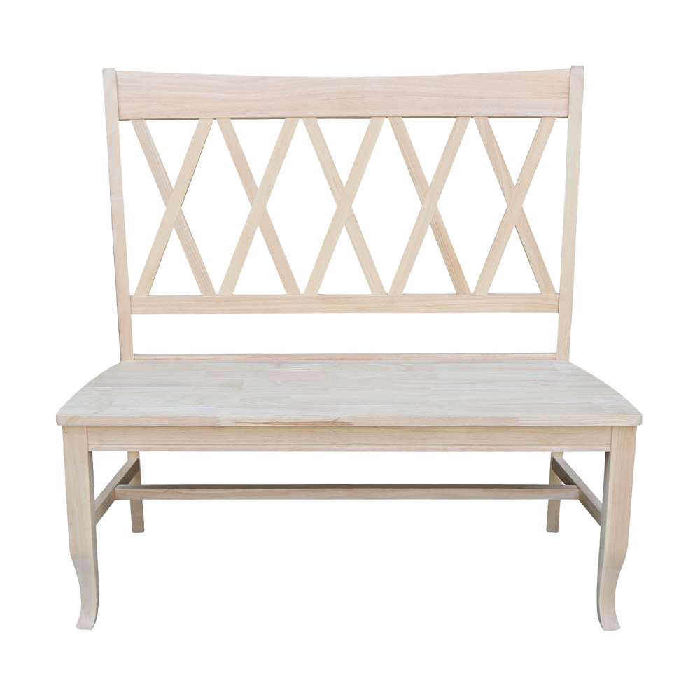 International Concepts - Double X-Back Bench  - BE-20 veiw 4