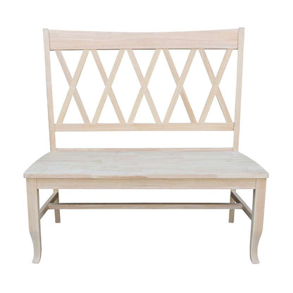 International Concepts - Double X-Back Bench  - BE-20 veiw 4