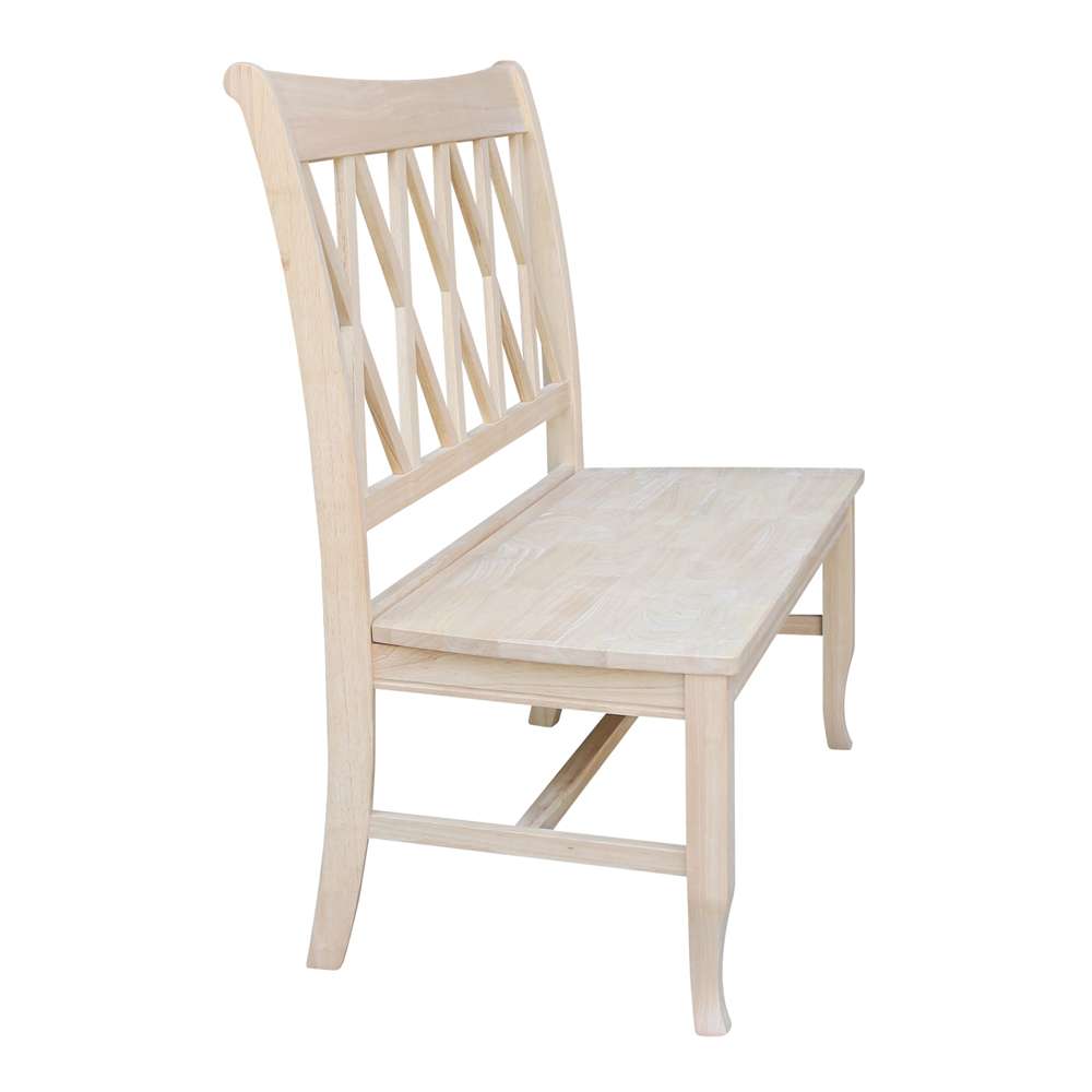 International Concepts - Double X-Back Bench  - BE-20 veiw 5