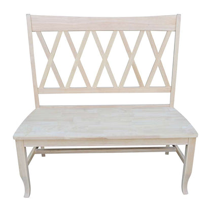 International Concepts - Double X-Back Bench  - BE-20 veiw 7