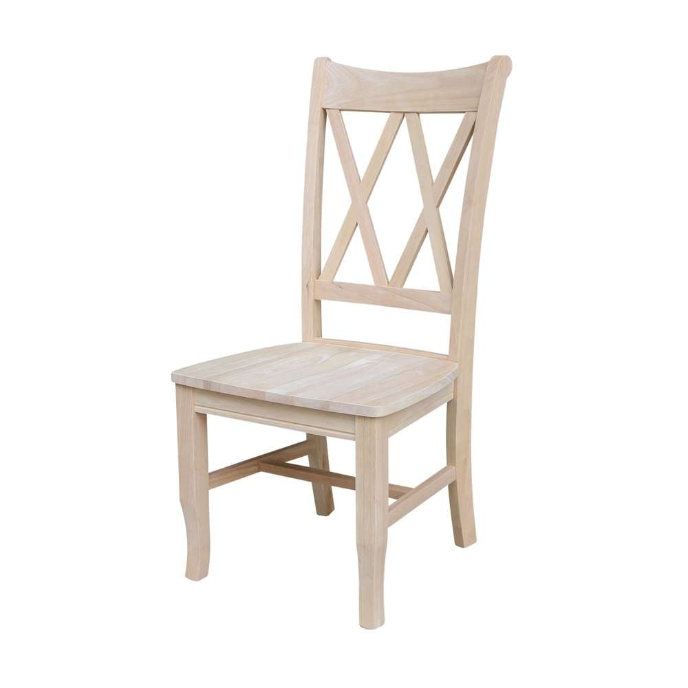 International Concepts - Double X-Back Chair (Set of 2) - C-20P veiw 1