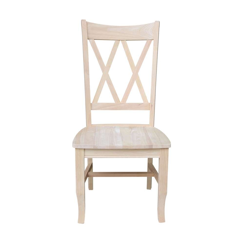 International Concepts - Double X-Back Chair (Set of 2) - C-20P veiw 6