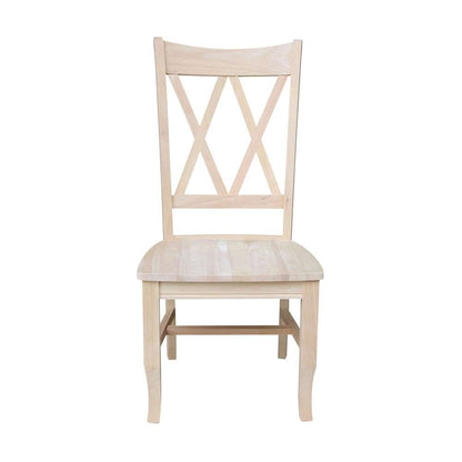 International Concepts - Double X-Back Chair (Set of 2) - C-20P veiw 6