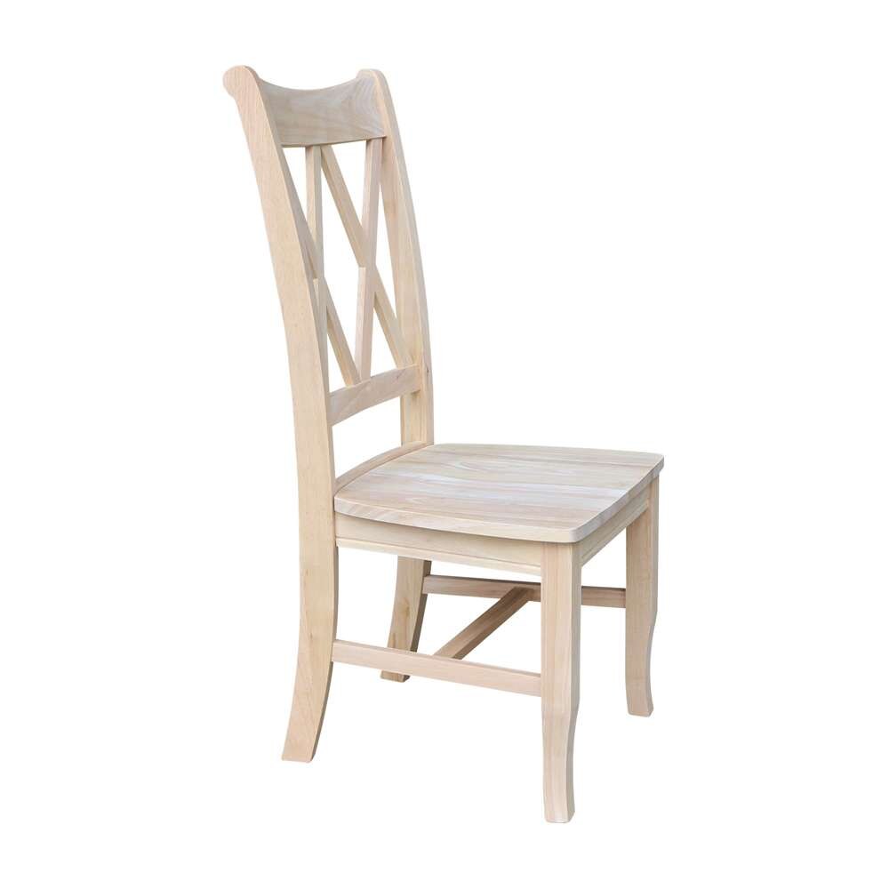 International Concepts - Double X-Back Chair (Set of 2) - C-20P veiw 7