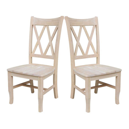 International Concepts - Double X-Back Chair (Set of 2) - C-20P veiw 8