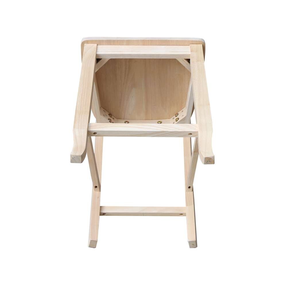 International Concepts - Double inXin Back Counter Height Stool - 24inSH  - S-202 veiw 9