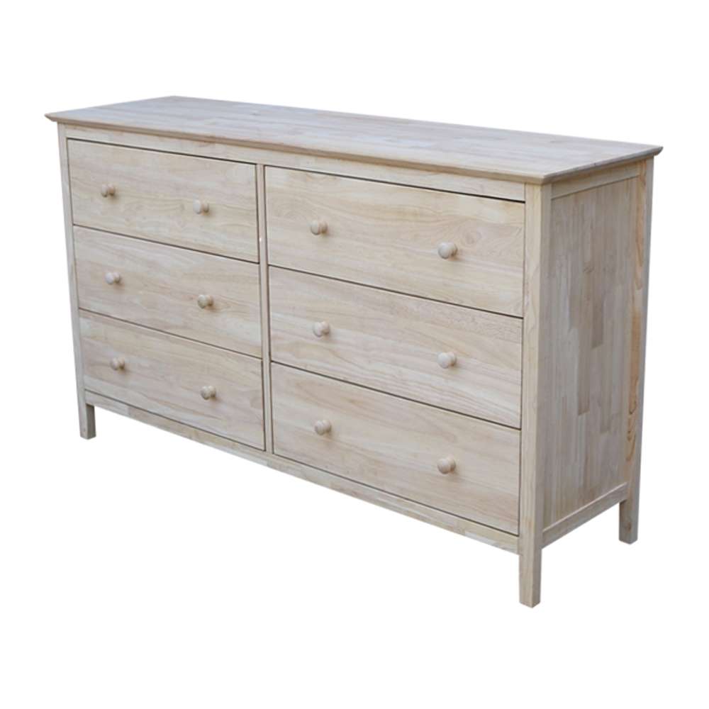 International Concepts - Dresser with 6 Drawers - BD-8006 veiw 1