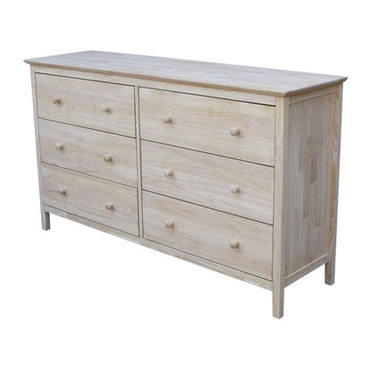 International Concepts - Dresser with 6 Drawers - BD-8006 veiw 1