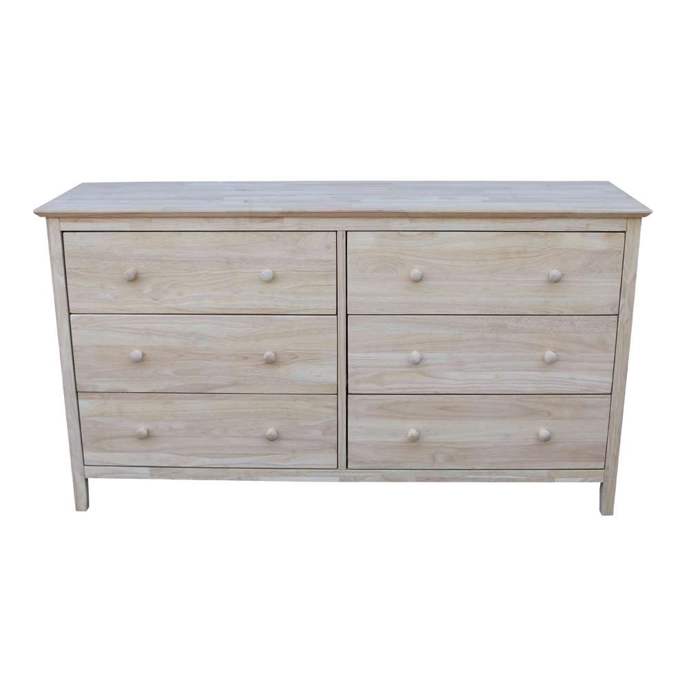 International Concepts - Dresser with 6 Drawers - BD-8006 veiw 4