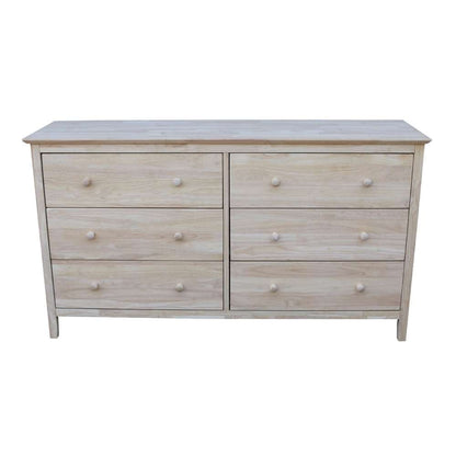 International Concepts - Dresser with 6 Drawers - BD-8006 veiw 4