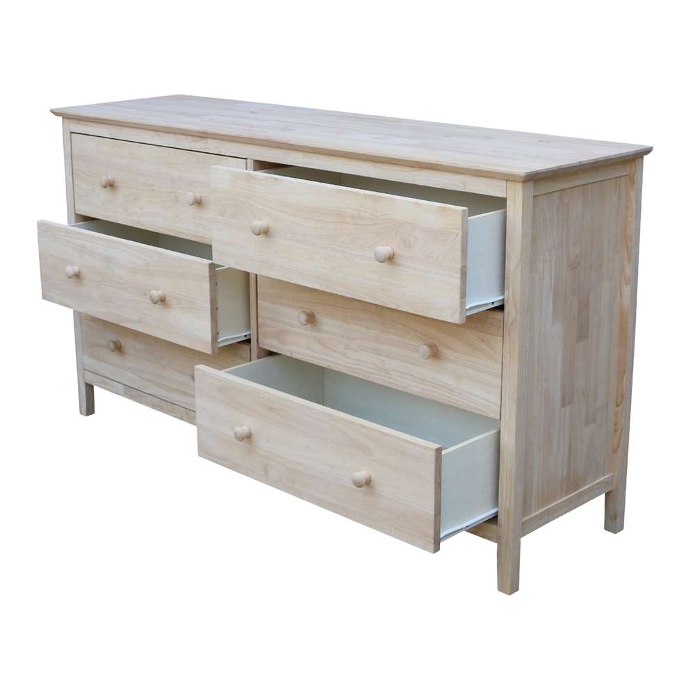 International Concepts - Dresser with 6 Drawers - BD-8006 veiw 5