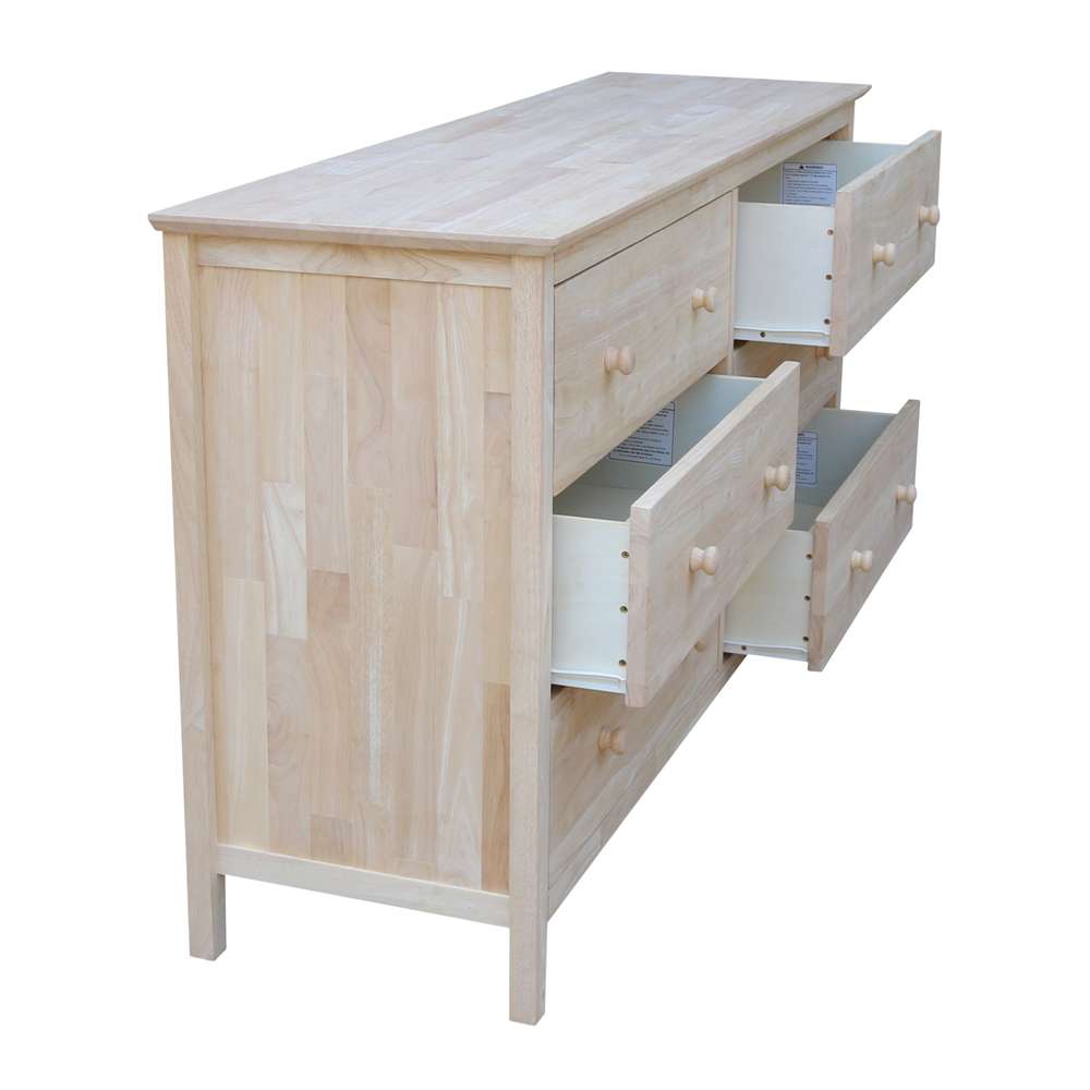 International Concepts - Dresser with 6 Drawers - BD-8006 veiw 6