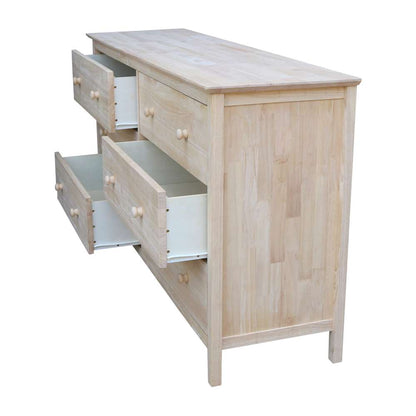 International Concepts - Dresser with 6 Drawers - BD-8006 veiw 8