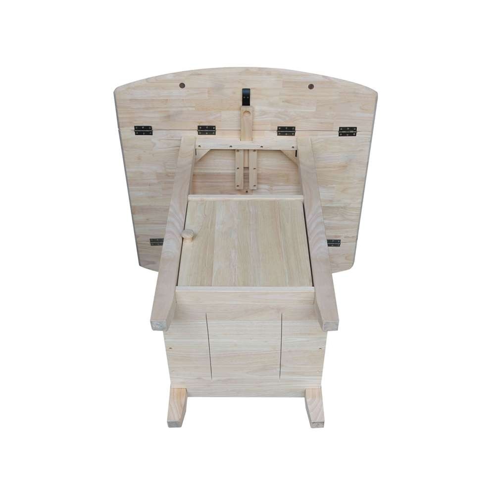 International Concepts - Dual Drop Leaf Bistro Table - Counter Height with Storage - T-3638DPG veiw 10