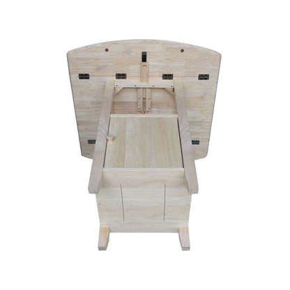 International Concepts - Dual Drop Leaf Bistro Table - Counter Height with Storage - T-3638DPG veiw 10