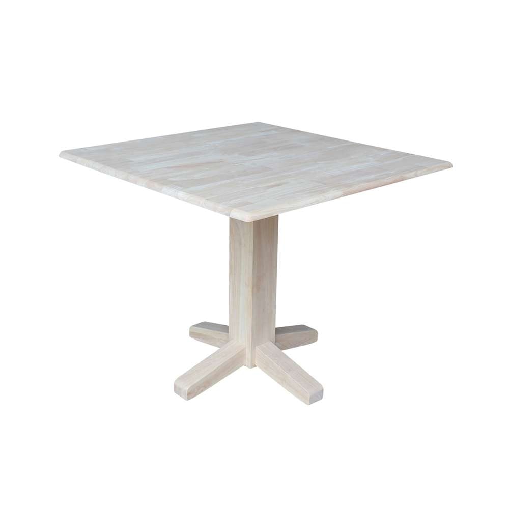 International Concepts - Dual Drop Leaf Dining Table - Square - T-36SDP veiw 1