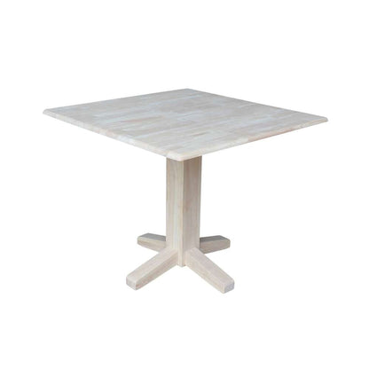 International Concepts - Dual Drop Leaf Dining Table - Square - T-36SDP veiw 1