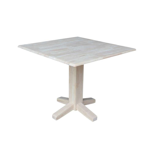 International Concepts - Dual Drop Leaf Dining Table - Square - T-36SDP veiw 1