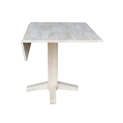 International Concepts - Dual Drop Leaf Dining Table - Square - T-36SDP veiw 3