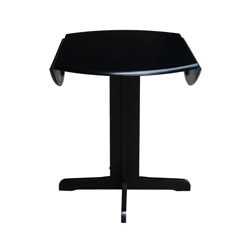 International Concepts - Dual Drop Leaf Table - 36in in Black Finish - T46-36RP veiw 5