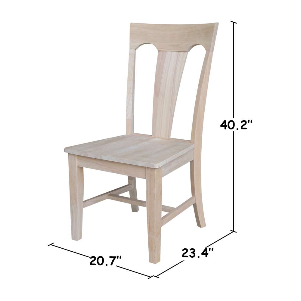 International Concepts - Elle Chair (Set of 2) - CI-68P veiw 3