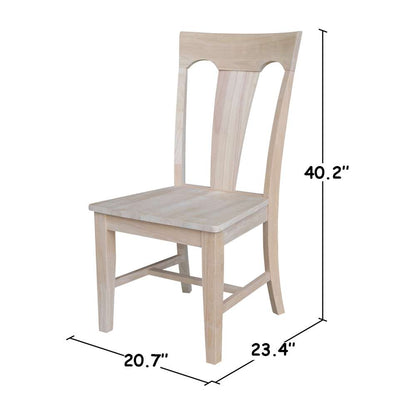 International Concepts - Elle Chair (Set of 2) - CI-68P veiw 3