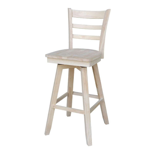 International Concepts - Emily Bar Height Stool - 30inSH  - S-6173SW veiw 1