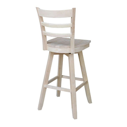 International Concepts - Emily Bar Height Stool - 30inSH  - S-6173SW veiw 2