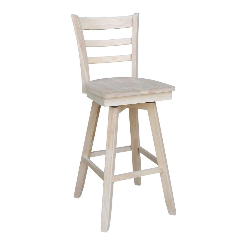 International Concepts - Emily Bar Height Stool - 30inSH  - S-6173SW veiw 4