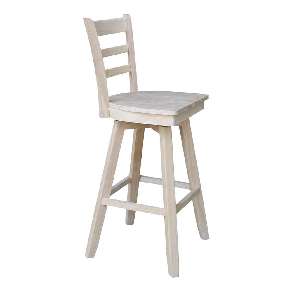 International Concepts - Emily Bar Height Stool - 30inSH  - S-6173SW veiw 8
