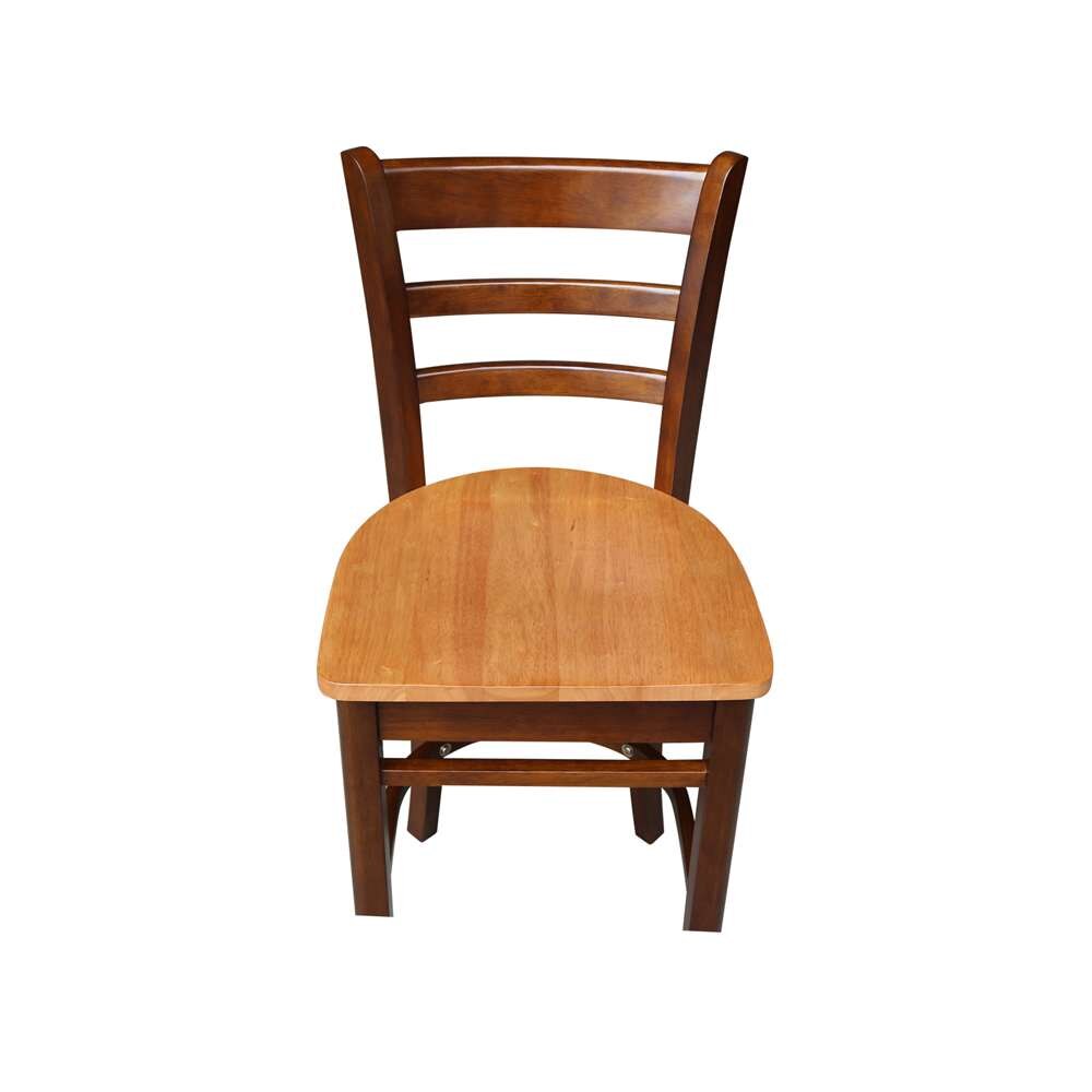 International Concepts - Emily Counter Height Stool - 24inSH in Cinnemon/Espresso Finish - S58-6172 veiw 10