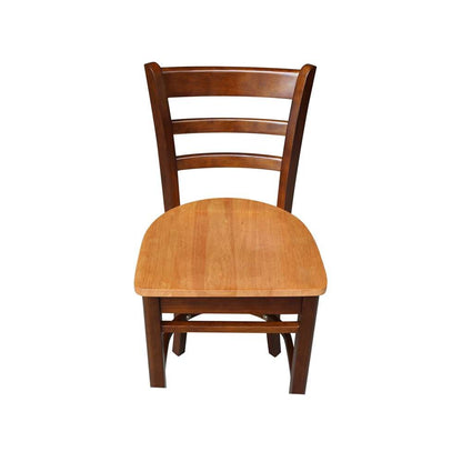 International Concepts - Emily Counter Height Stool - 24inSH in Cinnemon/Espresso Finish - S58-6172 veiw 10