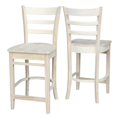 International Concepts - Emily Counter Height Stool - 24inSH - S-6172 veiw 2