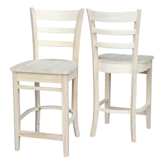 International Concepts - Emily Counter Height Stool - 24inSH - S-6172 veiw 2