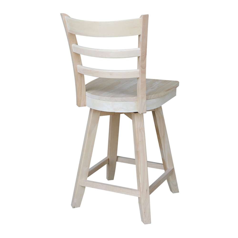 International Concepts - Emily Counter Height Stool - 24inSH  - S-6172SW veiw 2