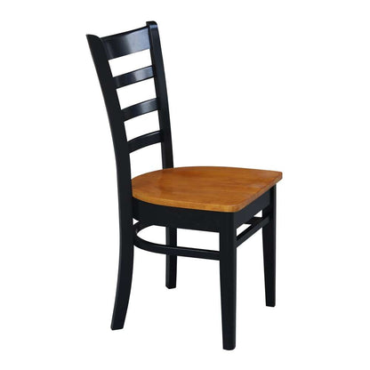 International Concepts - Emily Side Chair in Black / Cherry Finish (Set of 2) - C57-617P veiw 6