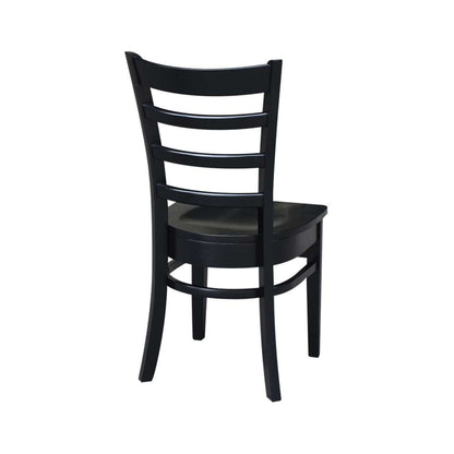 International Concepts - Emily Side Chair in Black Finish (Set of 2) - C46-617P veiw 2