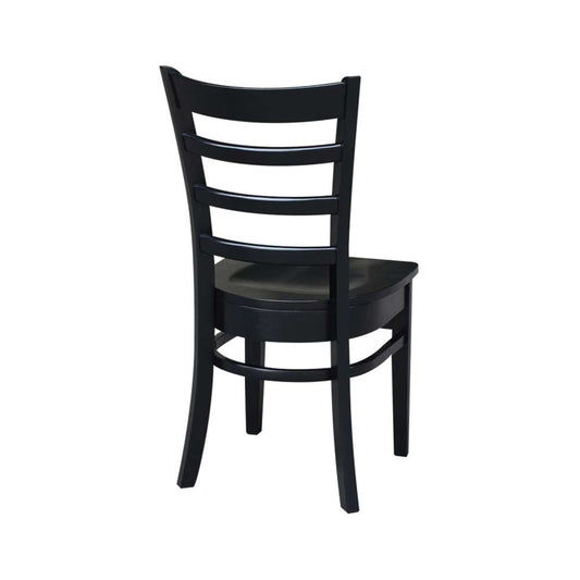 International Concepts - Emily Side Chair in Black Finish (Set of 2) - C46-617P veiw 2
